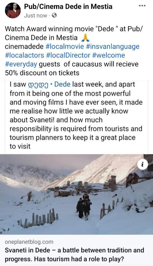 Guesthouse Caucasus Mestia Bagian luar foto